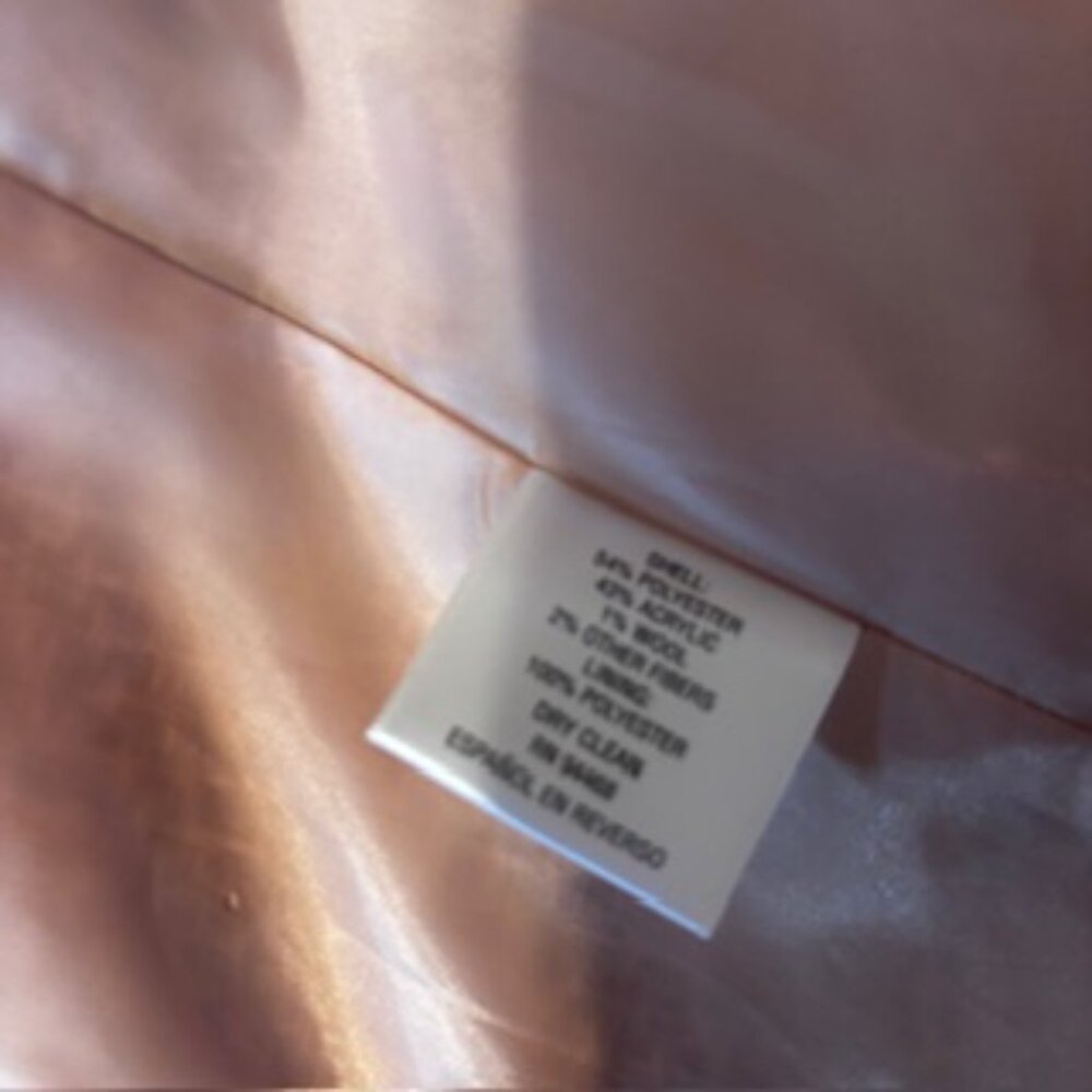 INC Soft Blush Pink Wrap Coat w/ Belt - Size XL - Picture 12 of 12